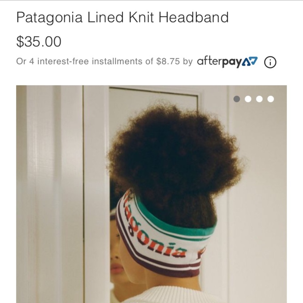 Patagonia Lined knit headband